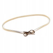 Pasek elastyczny Złoty kokardka sprężynka metalowy