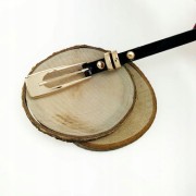 PASEK DO SPODNI wąski czarny eko skóra klamra