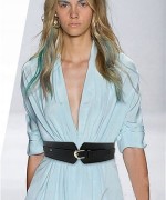 SZEROKI PAS BIODROWY Sukienki Płaszcze CZARNY eko