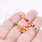 Kolczyki świąteczne rękawiczki