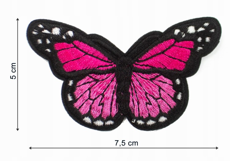 Naszywka TERMO naprasowanka Motyl Motylek Łata