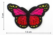 Naszywka TERMO naprasowanka Motyl Motylek Łata
