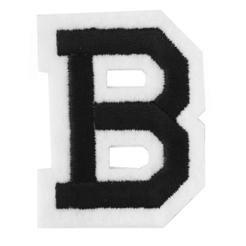 Naszywka TERMO naprasowanka LITERA B Literka Łata