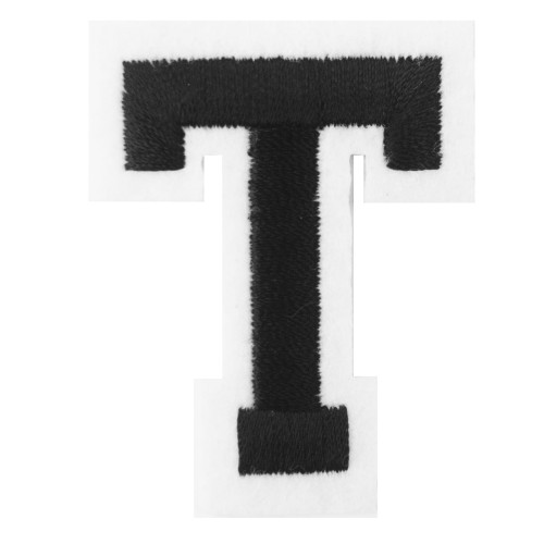 Naszywka TERMO naprasowanka LITERA T Literka Łata
