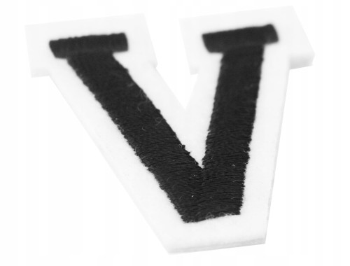 Naszywka TERMO naprasowanka LITERA V Literka Łata