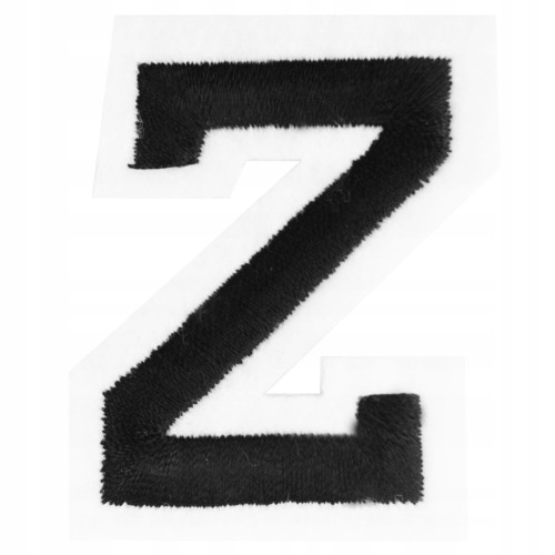 Naszywka TERMO naprasowanka LITERA Z Literka Łata