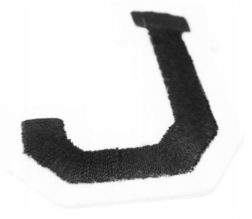 Naszywka TERMO naprasowanka LITERA J Literka Łata