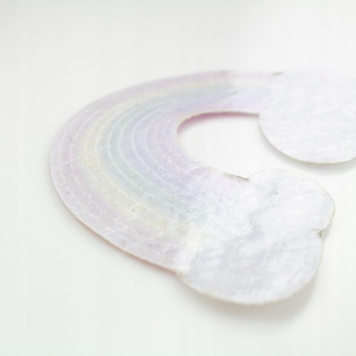 Naszywka TERMO Naprasowanka TĘCZA Cekinowa Cekin