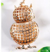 BRELOCZEK Brelok do kluczy Sowa Sówka Cyrkonie