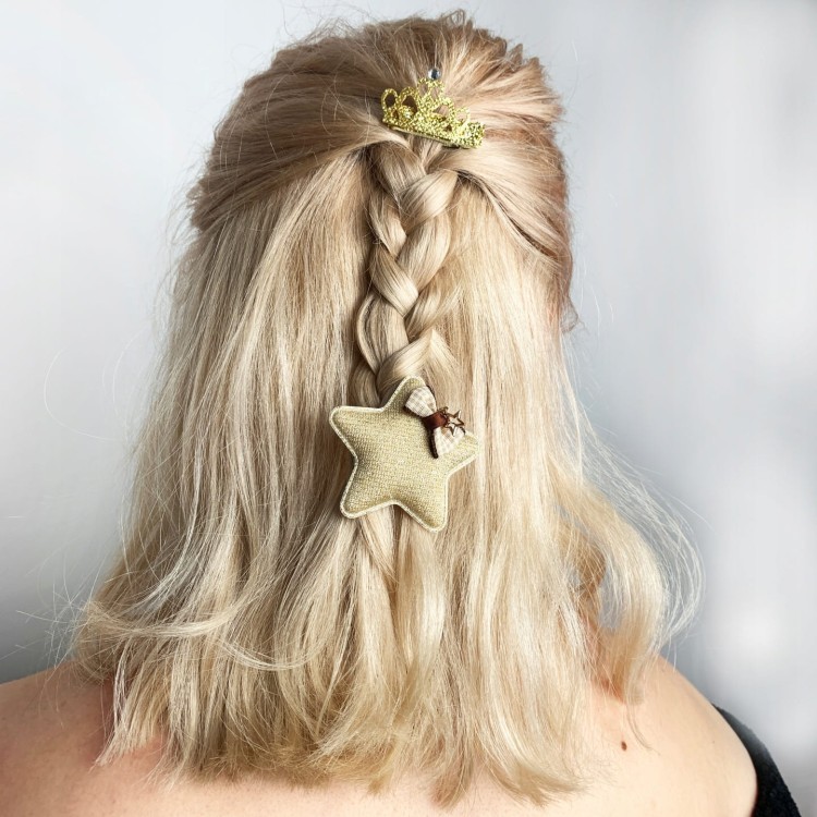 ZESTAW SPINEK Spinki Kokardka Spinka Kwiatek