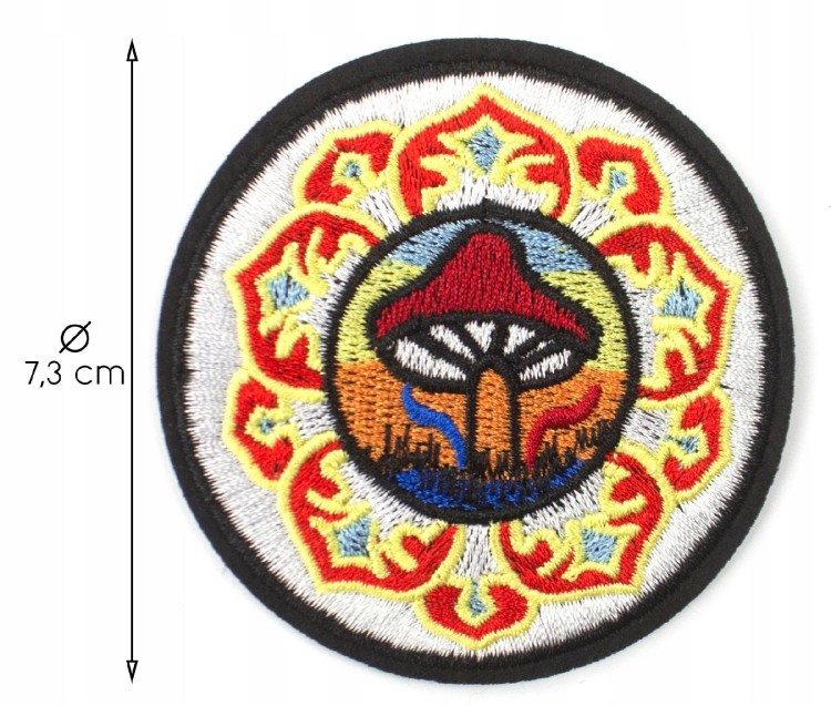 Naszywka TERMO Naprasowanka Grzyb Grzybek Muchomor