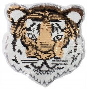 Naszywka Tygrys Cekin Dwustronna Cekinowa Tygrysek