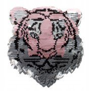 Naszywka Tygrys Cekin Dwustronna Cekinowa Tygrysek