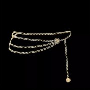 PASEK Ozdobny do Sukienki Łańcuch Złoty Łańcuszek