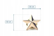 PINETS przypinka Gwiazda Ozdoba Złota Gwiazdka