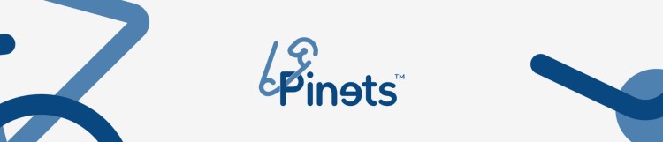 PINETS przypinka Gwiazda Ozdoba Złota Gwiazdka