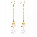 Kolczyki świąteczne Bałwan Śnieżynka