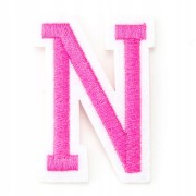 Naszywka TERMO naprasowanka LITERA N Literka Łata