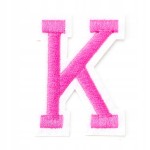 Naszywka TERMO naprasowanka LITERA K Literka Łata