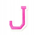 Naszywka TERMO naprasowanka LITERA J Literka Łata