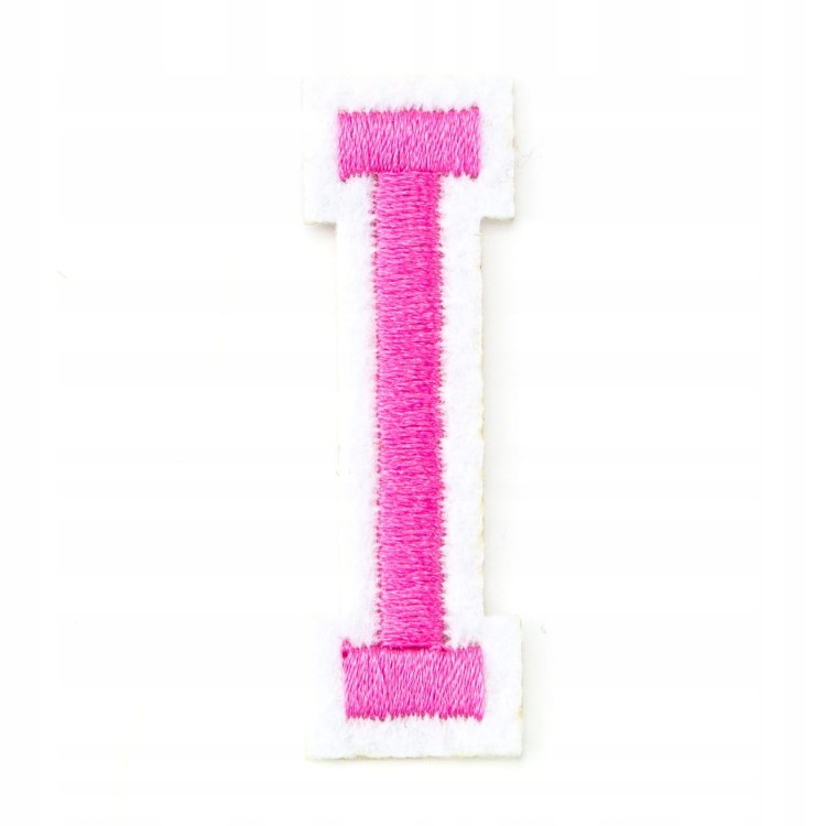 Naszywka TERMO naprasowanka LITERA I Literka Łata