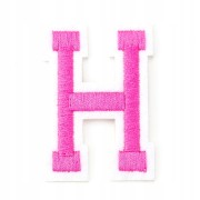 Naszywka TERMO naprasowanka LITERA H Literka Łata