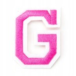 Naszywka TERMO naprasowanka LITERA G Literka Łata