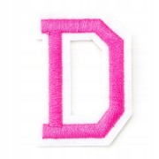 Naszywka TERMO naprasowanka LITERA D Literka Łata