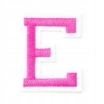 Naszywka TERMO naprasowanka LITERA E Literka Łata