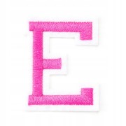 Naszywka TERMO naprasowanka LITERA E Literka Łata