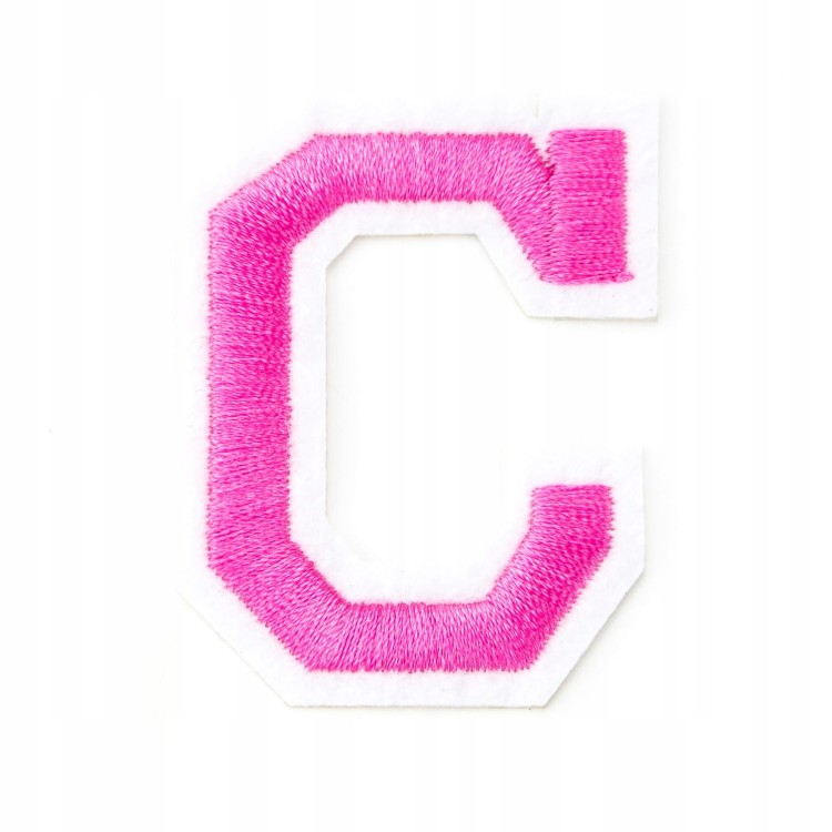 Naszywka TERMO naprasowanka LITERA C Literka Łata