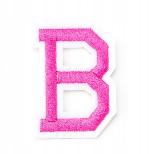 Naszywka TERMO naprasowanka LITERA B Literka Łata