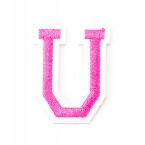 Naszywka TERMO naprasowanka LITERA U Literka Łata