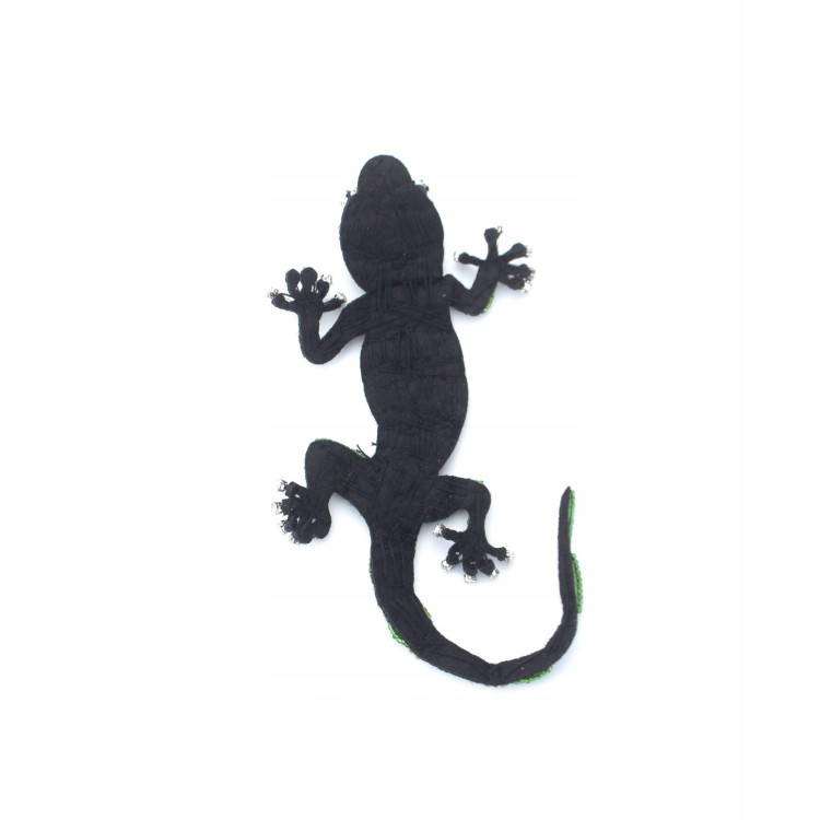 Naszywka Jaszczurka Gekon Cyrkonie koraliki