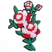 Naszywka TERMO Naprasowanka Róża Kwiat liście Łata