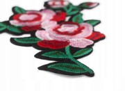 Naszywka TERMO Naprasowanka Róża Kwiat liście Łata