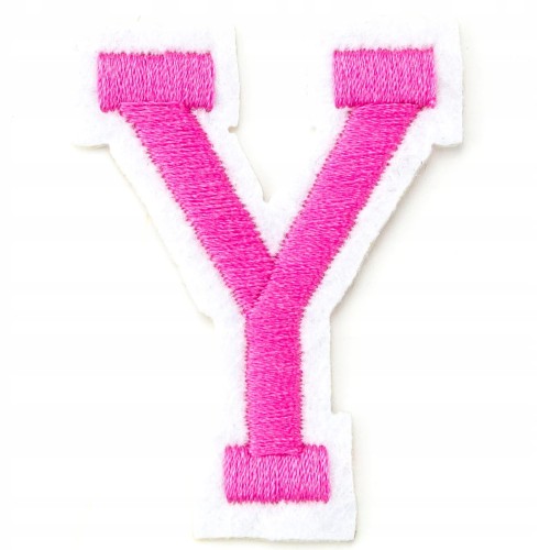 Naszywka TERMO naprasowanka LITERA Y Literka Łata