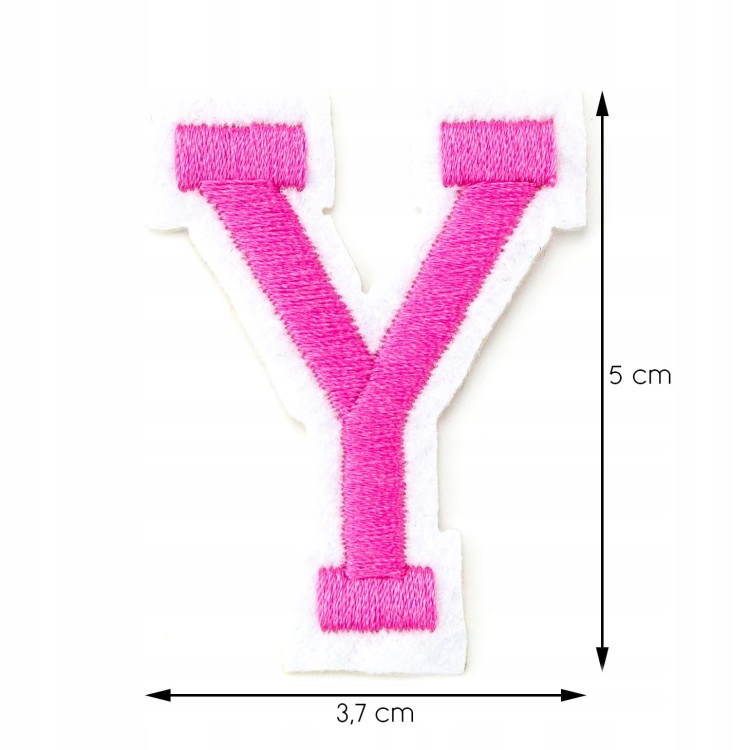 Naszywka TERMO naprasowanka LITERA Y Literka Łata