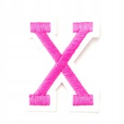 Naszywka TERMO naprasowanka LITERA X Literka Łata