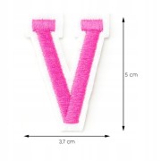 Naszywka TERMO naprasowanka LITERA V Literka Łata
