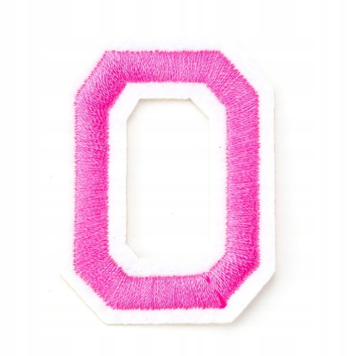 Naszywka TERMO naprasowanka LITERA O Literka Łata