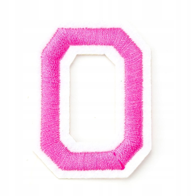 Naszywka TERMO naprasowanka LITERA O Literka Łata