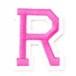 Naszywka TERMO naprasowanka LITERA R Literka Łata