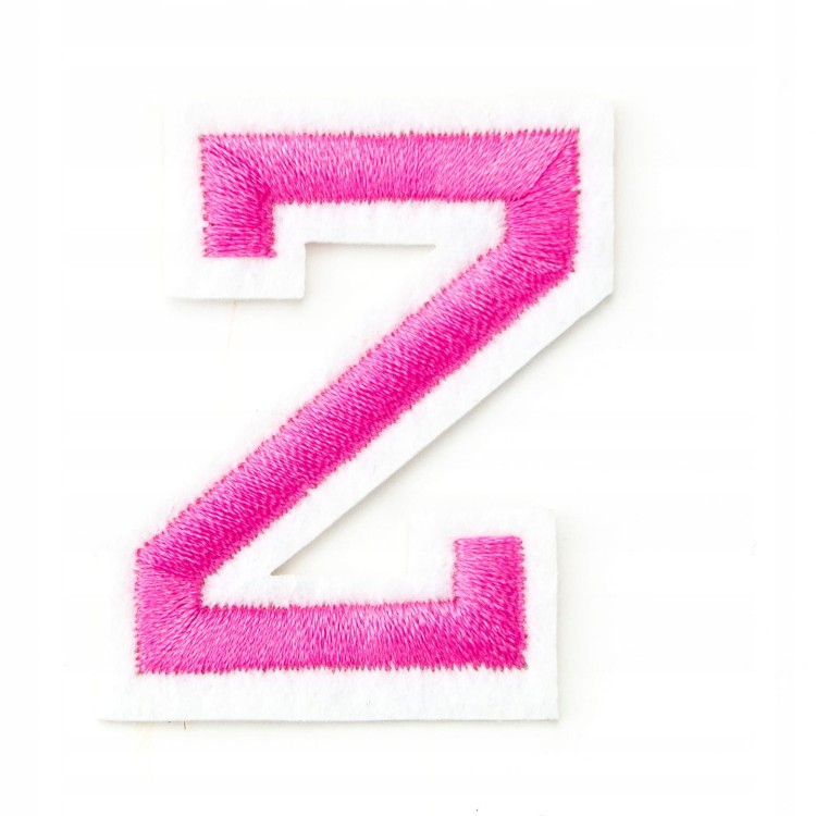 Naszywka TERMO naprasowanka LITERA Z Literka Łata