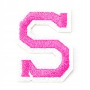 Naszywka TERMO naprasowanka LITERA S Literka Łata