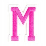 Naszywka TERMO naprasowanka LITERA M Literka Łata