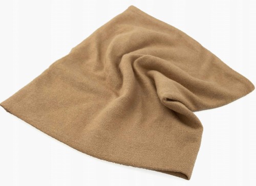 KOMIN na szyję brązowy miękki Szalik Chusta Szal