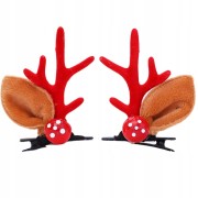 OPASKA spinki Rogi uszy renifera świąteczne Uszka