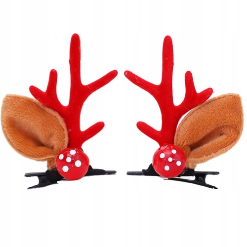 OPASKA spinki Rogi uszy renifera świąteczne Uszka