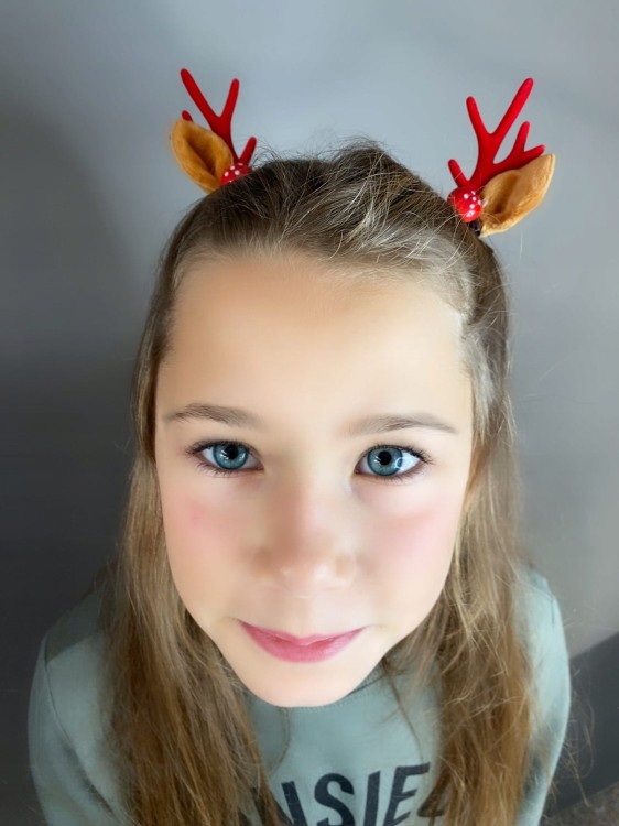 OPASKA spinki Rogi uszy renifera świąteczne Uszka